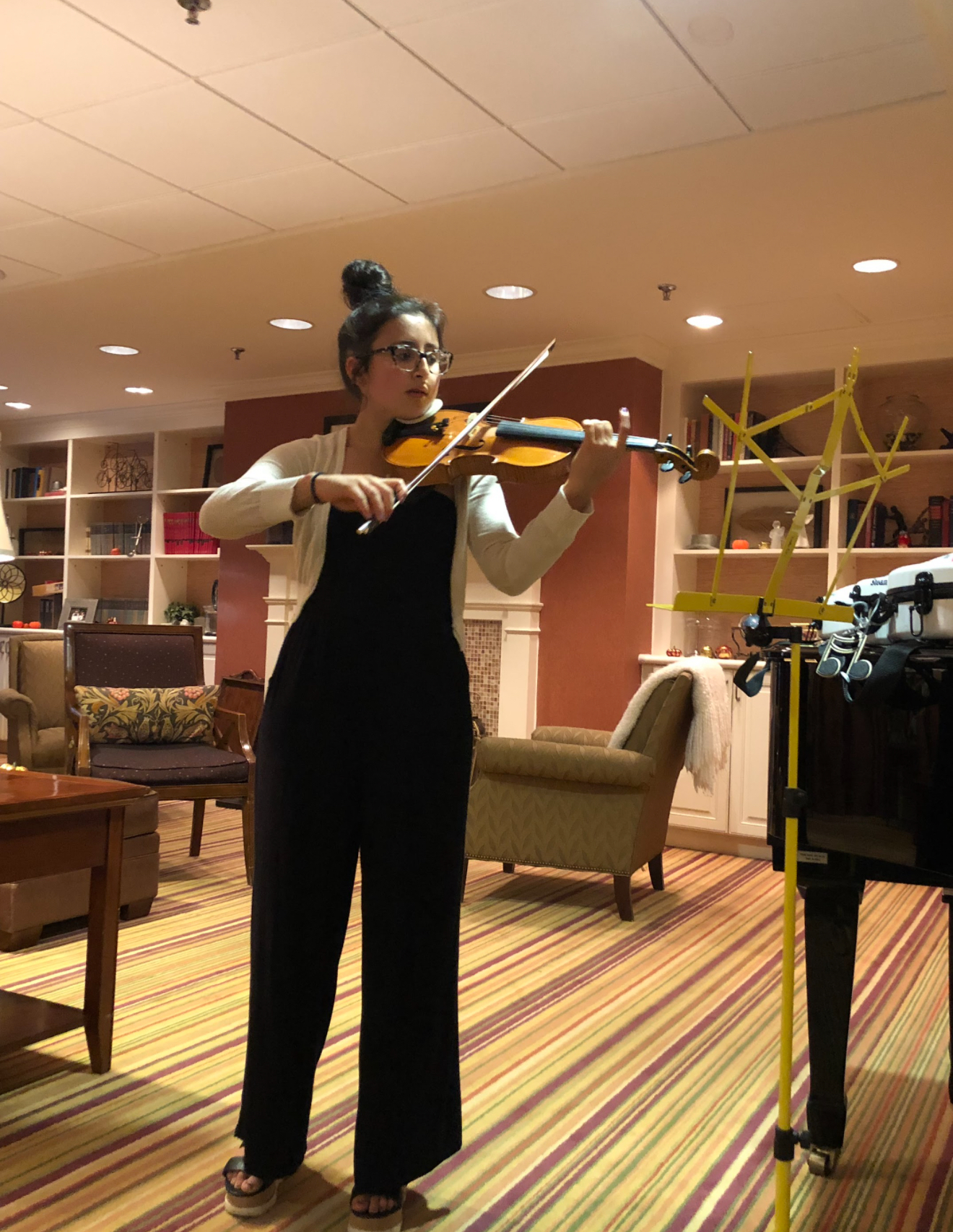 Sectional coaching in progress